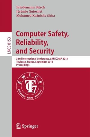 Bild des Verkufers fr Computer Safety, Reliability, and Security zum Verkauf von buchversandmimpf2000