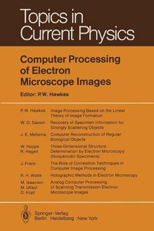 Seller image for Computer Processing of Electron Microscope Images for sale by buchversandmimpf2000