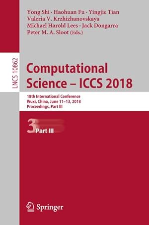 Seller image for Computational Science - ICCS 2018 for sale by buchversandmimpf2000