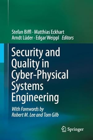 Seller image for Security and Quality in Cyber-Physical Systems Engineering for sale by buchversandmimpf2000