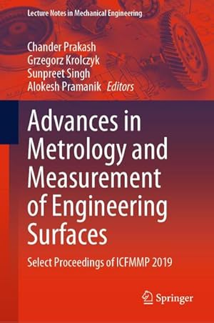 Bild des Verkufers fr Advances in Metrology and Measurement of Engineering Surfaces zum Verkauf von buchversandmimpf2000