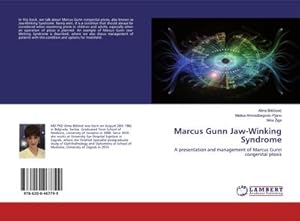 Bild des Verkufers fr Marcus Gunn Jaw-Winking Syndrome zum Verkauf von buchversandmimpf2000