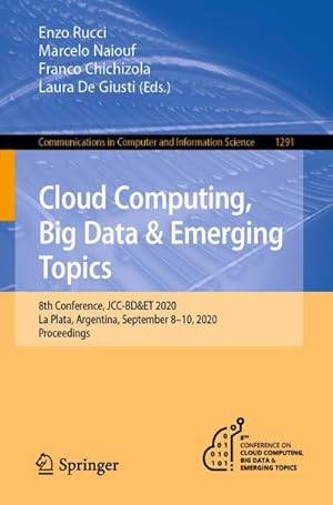 Bild des Verk�ufers f�r Cloud Computing, Big Data & Emerging Topics zum Verkauf von buchversandmimpf2000