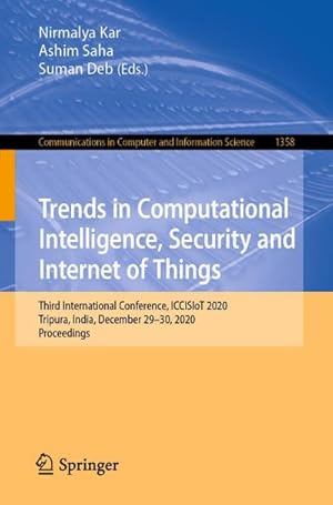 Seller image for Trends in Computational Intelligence, Security and Internet of Things for sale by buchversandmimpf2000