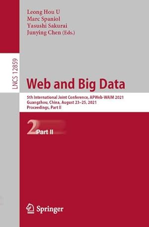 Bild des Verkufers fr Web and Big Data zum Verkauf von buchversandmimpf2000