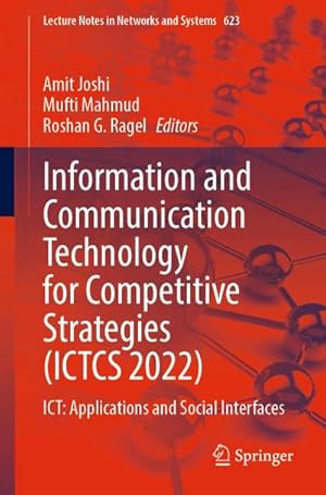 Bild des Verk�ufers f�r Information and Communication Technology for Competitive Strategies (ICTCS 2022) zum Verkauf von buchversandmimpf2000
