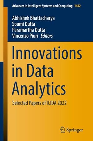 Immagine del venditore per Innovations in Data Analytics venduto da buchversandmimpf2000