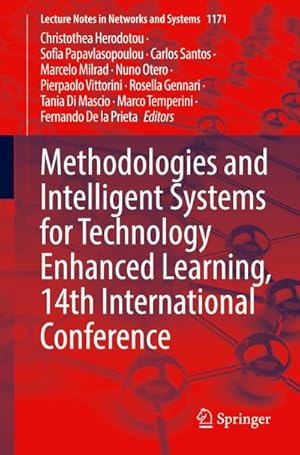Bild des Verkufers fr Methodologies and Intelligent Systems for Technology Enhanced Learning, 14th International Conference zum Verkauf von buchversandmimpf2000