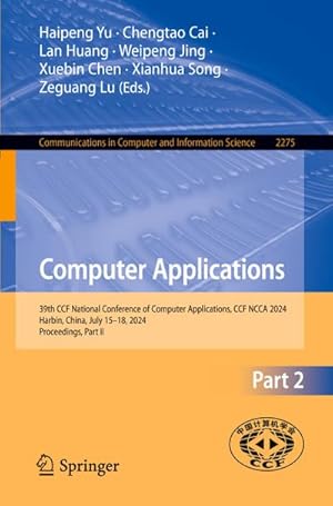 Bild des Verkufers fr Computer Applications zum Verkauf von buchversandmimpf2000