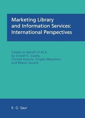 Immagine del venditore per Marketing Library and Information Services: International Perspectives venduto da buchversandmimpf2000