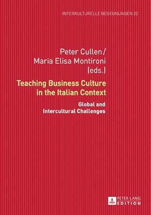 Seller image for Teaching Business Culture in the Italian Context for sale by buchversandmimpf2000