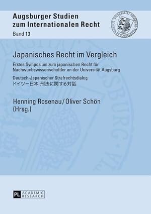 Bild des Verkufers fr Japanisches Recht im Vergleich zum Verkauf von buchversandmimpf2000