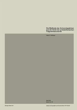 Immagine del venditore per Die Methode der Antwortspektren aus der Sicht der probabilistischen Tragwerksdynamik venduto da buchversandmimpf2000