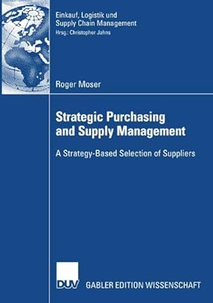 Immagine del venditore per Strategic Purchasing and Supply Management venduto da buchversandmimpf2000