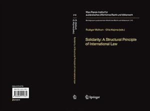 Immagine del venditore per Solidarity: A Structural Principle of International Law venduto da buchversandmimpf2000