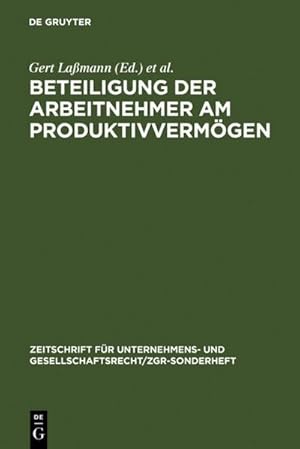 Immagine del venditore per Beteiligung der Arbeitnehmer am Produktivverm�gen venduto da buchversandmimpf2000