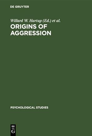 Immagine del venditore per Origins of Aggression venduto da buchversandmimpf2000