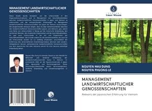 Immagine del venditore per MANAGEMENT LANDWIRTSCHAFTLICHER GENOSSENSCHAFTEN venduto da buchversandmimpf2000