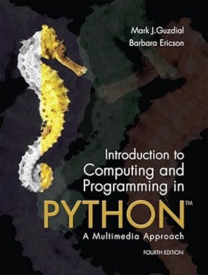 Bild des Verkufers fr Introduction to Computing and Programming in Python zum Verkauf von moluna