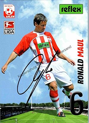 Bild des Verkufers fr Original Autogramm Ronald Maul Hansa Rostock /// Autograph signiert signed signee zum Verkauf von Antiquariat im Kaiserviertel | Wimbauer Buchversand