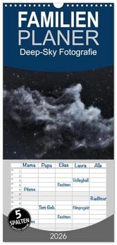 Seller image for Familienplaner 2026 - Deep-Sky Fotografie mit 5 Spalten (Wandkalender, 21 x 45 cm) CALVENDO : Faszinierende Aufnahmen durch s Teleskop von den Tiefen des Universums for sale by AHA-BUCH GmbH