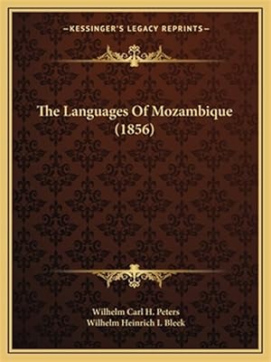 Immagine del venditore per The Languages of Mozambique (1856) venduto da GreatBookPricesUK