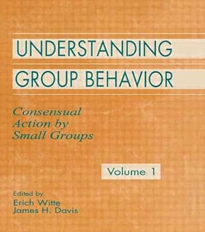 Imagen del vendedor de Understanding Group Behavior : Small Group Processes and Interpersonal Relations a la venta por GreatBookPrices