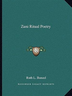 Immagine del venditore per Zuni Ritual Poetry venduto da GreatBookPrices