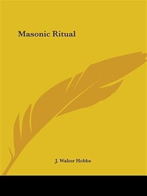 Imagen del vendedor de Masonic Ritual 1923 a la venta por GreatBookPrices