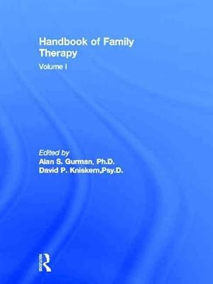 Immagine del venditore per Handbook of Family Therapy venduto da GreatBookPrices