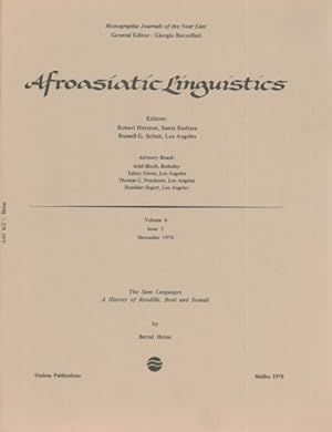 Immagine del venditore per Sam Languages : A History of Rendille, Boni and Somali venduto da GreatBookPrices