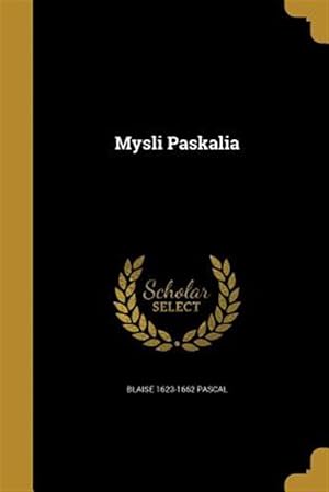 Immagine del venditore per Mysli Paskali�a� -Language: russian venduto da GreatBookPrices