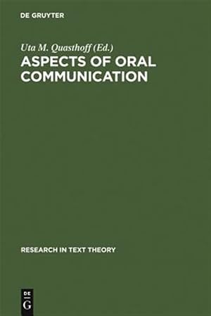 Imagen del vendedor de Aspects of Oral Communication a la venta por GreatBookPrices