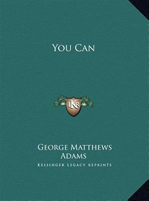 Imagen del vendedor de You Can a la venta por GreatBookPricesUK