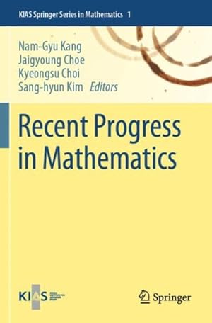 Seller image for Recent Progress in Mathematics for sale by GreatBookPrices