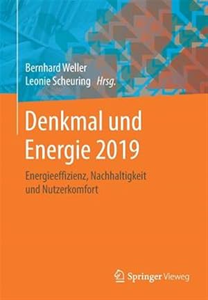 Immagine del venditore per Denkmal Und Energie 2019 : Energieeffizienz, Nachhaltigkeit Und Nutzerkomfort -Language: german venduto da GreatBookPricesUK