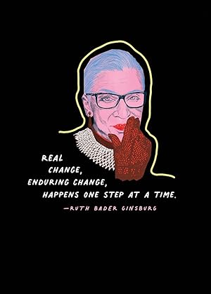 Image du vendeur pour The Legacy of Ruth Bader Ginsburg Commemorative Journal: A blank lined notebook tribute to the notorious RBG with words of hope and inspiration mis en vente par Used Book Company