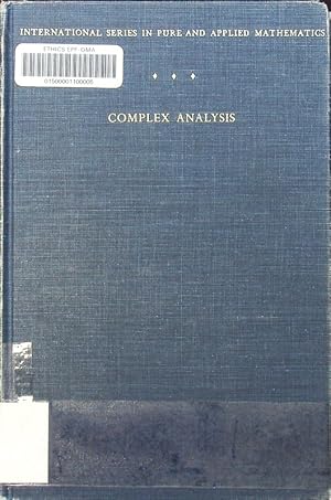 Bild des Verkufers fr Complex analysis an introduction to the theory of analytic functions of one complex variable Lars V. Ahlfors. International series in pure and applied mathematics. zum Verkauf von Antiquariat Bookfarm