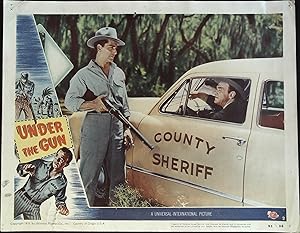 Immagine del venditore per Under the Gun Lot of Seven Lobby Cards 1951 Richard Conte, Audrey Totter! venduto da AcornBooksNH