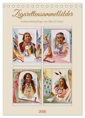 Imagen del vendedor de Zigarettensammelbilder (Tischkalender 2026 DIN A5 hoch), CALVENDO Monatskalender : Dieser Kalender l�sst Sammlerherzen h�her schlagen! a la venta por AHA-BUCH GmbH
