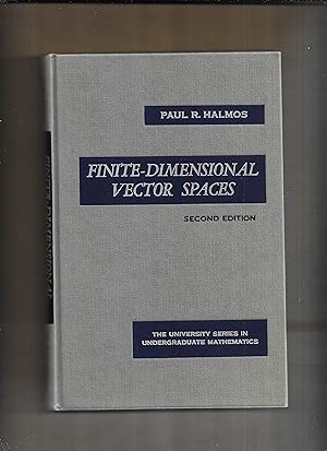 Seller image for Finite-dimensional vector spaces for sale by Gwyn Tudur Davies