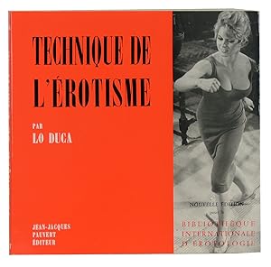Immagine del venditore per Technique de l'�rotisme. venduto da Librairie de l'Amateur