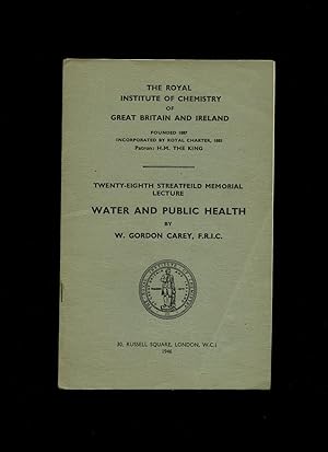 Seller image for Lecture on Water and Public Health for sale by Little Stour Books PBFA Member