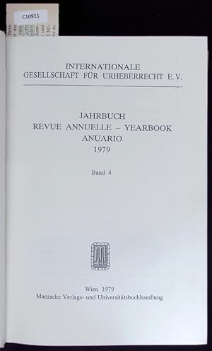 Imagen del vendedor de Jahrbuch - Revue Annuelle - Yearbook - Anuario 1979. Band 4. a la venta por Antiquariat Bookfarm