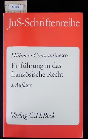 Bild des Verk�ufers f�r Einf�hrung in das franz�sische Recht. Schriftenreihe der juristischen Schulung; 16. zum Verkauf von Antiquariat Bookfarm
