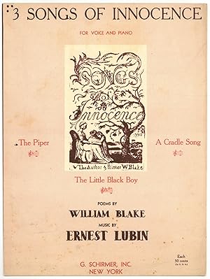 Immagine del venditore per [Sheet music]: The Piper [from] 3 Songs of Innocence venduto da Between the Covers-Rare Books, Inc. ABAA