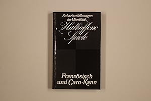 Bild des Verk�ufers f�r HALBOFFENE SPIELE. Franz�sisch/Caro-Kann zum Verkauf von INFINIBU KG