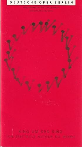 Bild des Verkufers fr Programmheft Maurice Bejart RING UM DEN RING Premiere 30. Dezember 1990 Spielzeit 1990 / 91 zum Verkauf von Programmhefte24 Schauspiel und Musiktheater der letzten 150 Jahre