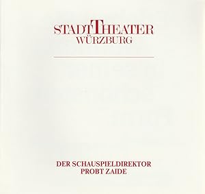Seller image for Programmheft Mozart DER SCHAUSPIELDIREKTOR PROBT ZAIDE Premiere 24. Juni 1986 Spielzeit 1985 / 86 for sale by Programmhefte24 Schauspiel und Musiktheater der letzten 150 Jahre