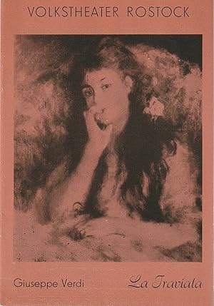 Image du vendeur pour Programmheft Giuseppe Verdi LA TRAVIATA Premiere 17. April 1983 Spielzeit 1982 / 83 mis en vente par Programmhefte24 Schauspiel und Musiktheater der letzten 150 Jahre